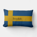 Buscar bandera suecia cojines Azul