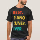 Buscar profesor de piano camisetas Vintage