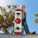 Buscar rojo y negro tablas de skate Japonés