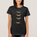 Buscar dachshund negro y marrón camisetas Doxie