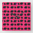 Buscar rosas rosados relojes de pared Para niños