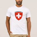 Buscar cruz suiza camisetas Rojo