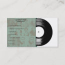 Buscar vinilo tarjetas de visita Vintage