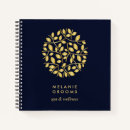 Buscar hojas azules libretas Monograma