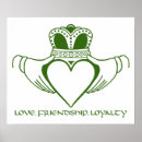 Buscar claddagh posters Amistad