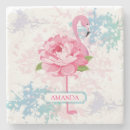 Buscar pintado a mano posavasos Rosa