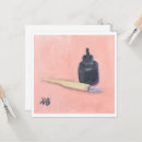 Buscar pluma y tinta tarjetas Rosa
