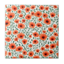 Buscar amapola azulejos Acuarela