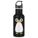 Buscar pingüino lindo agua botellas Kawaii