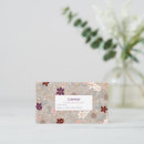Buscar vector floral tarjetas de visita Moda