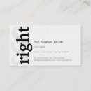 Buscar policía tarjetas de visita Ley