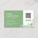 Buscar socio tarjetas de visita Código qr