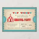 Buscar circus ticket invitaciones Fiesta
