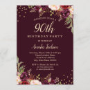 Buscar 90th birthday invitaciones Oro