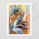 Buscar chicas en el piano postales Pintura