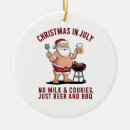 Buscar barbacoa adornos Navidad en julio