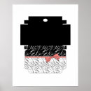 Buscar tigre blanco y negro posters Moderno