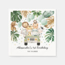 Buscar animales de la selva servilletas Para niños