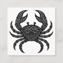 Buscar cancer tarjetas de visita Zodiaco