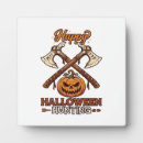 Buscar hacha placas fotograbadas Fiestadehalloween