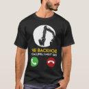 Buscar retroexcavadoras camisetas Operador
