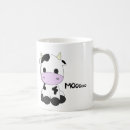 Buscar vaca del kawaii tazas Animal