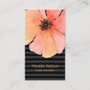 Buscar amapolas tarjetas de visita Negro