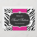 Buscar zebra print invitaciones Dulce dieciséis