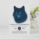 Buscar lobo tarjetas e invitaciones Fantasía