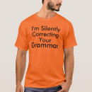 Buscar correcto camisetas Gramática