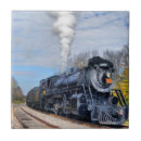 Buscar locomotoras de vapor azulejos Vintage