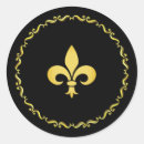 Buscar fleur de lis pegatinas Dorado