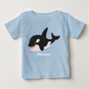 Buscar ballenas camisetas Cualquier niño