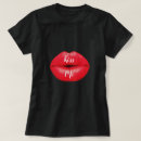 Buscar beso del lápiz labial camisetas Labios
