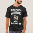 Buscar mala influencia camisetas Mucho