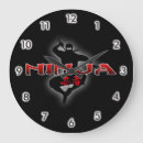 Buscar espadas relojes de pared Ninja