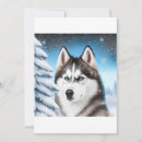 Buscar perro del husky siberiano tarjetas Navidades