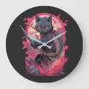 Buscar samurai relojes de pared Japonés