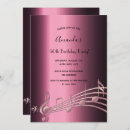 Buscar nota de la música invitaciones Invitados