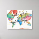 Buscar mapas del mundo lienzos Mapa de color