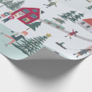 Buscar ciudades papel de regalo Ciudad navidad