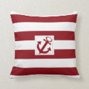 Buscar ancla roja cojines Patrón