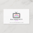 Buscar televisión tarjetas de visita Medios