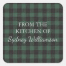 Buscar tartán negro pegatinas Tradicional