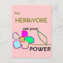 Buscar herbívoro postales Vegano