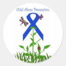 Buscar abuso pegatinas Azul