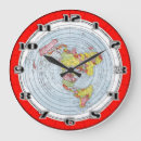 Buscar avión relojes de pared Plano