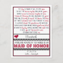 Buscar usted 11x14 invitaciones Criada del honor