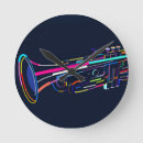 Buscar trompeta relojes de pared Instrumentos