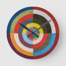 Buscar círculos concéntricos relojes de pared Colorido